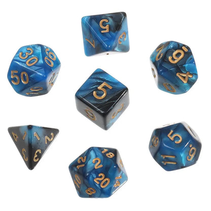 7-piece Various Colored DND Dice