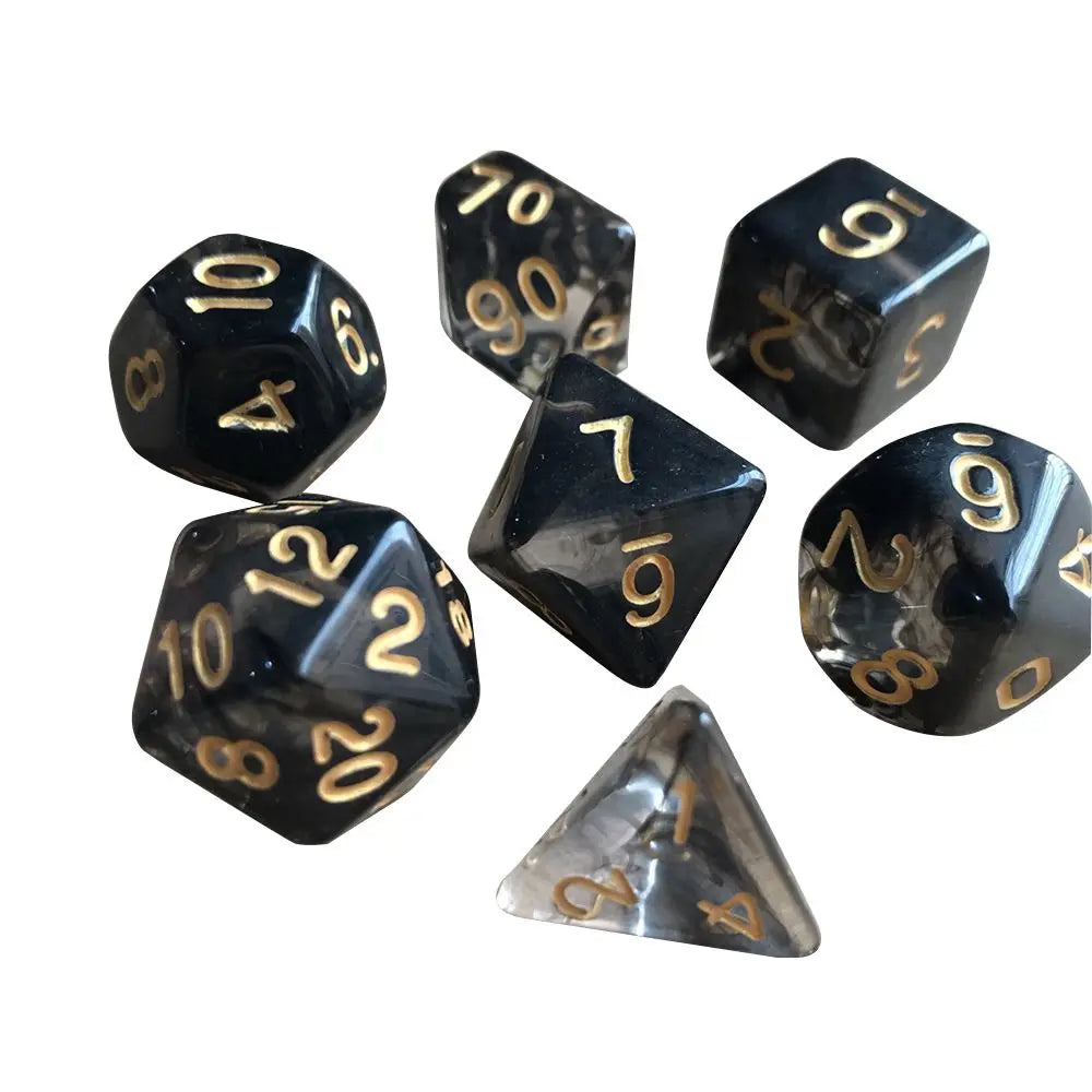 7-piece Various Colored DND Dice