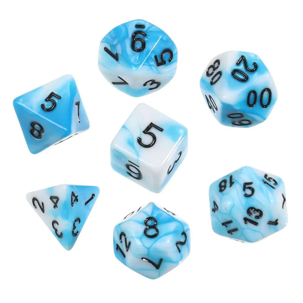 7-piece Various Colored DND Dice